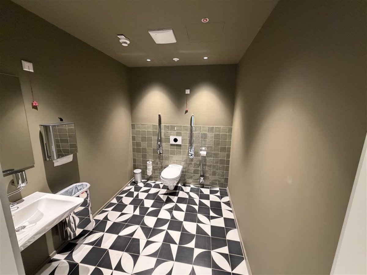 Barrierefreie Toilette
