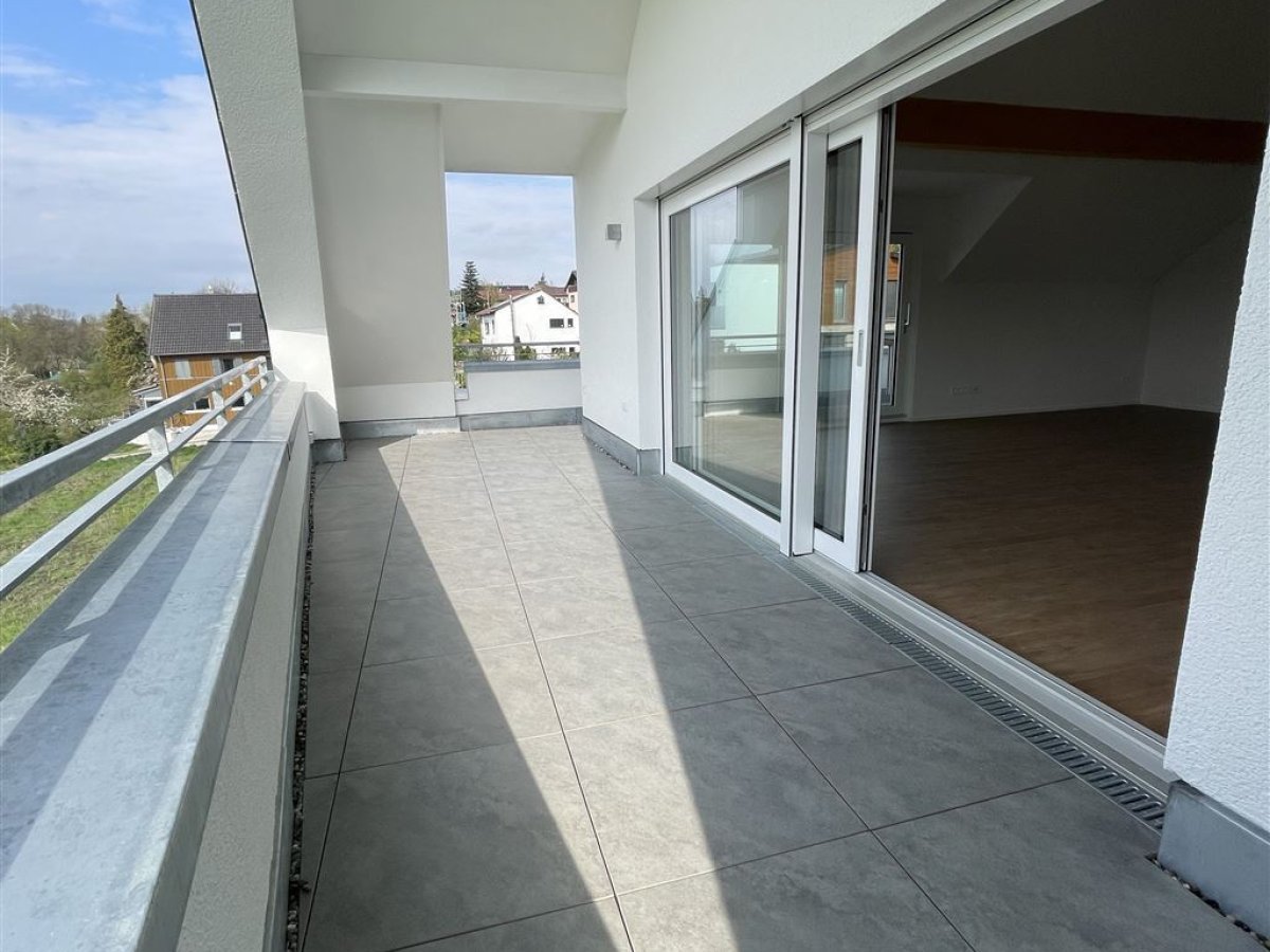 Umlaufende Dachterrasse